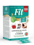 Заменитель сахара, Fit Parad (Фит Парад) 0.5 г №100 смесь подсластителей №10 на основе природных компонентов со стевией стики в коробке