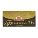 Шоколад, 100 г Бабаевский элитный 75% какао