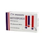 Метопролол, табл. 100 мг №30